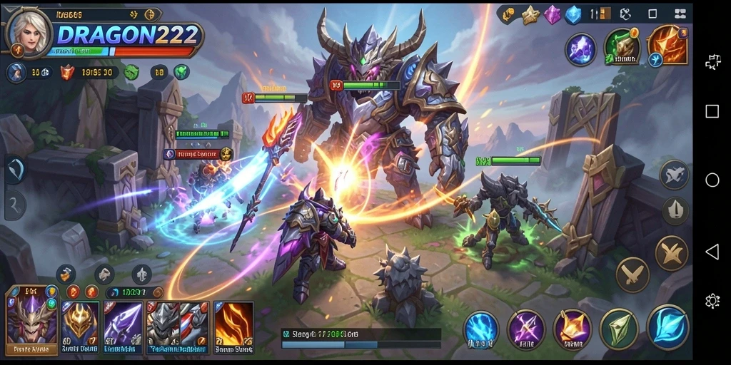 Tampilan gameplay menarik dari DRAGON222 dalam genre SLG.