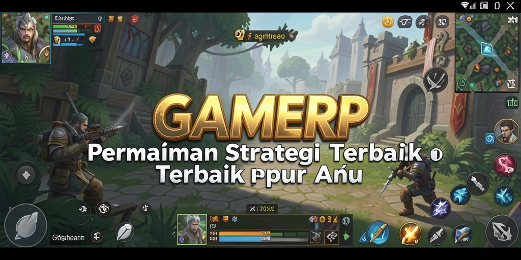 Tampilan gameplay mendebarkan dalam GAMERP yang penuh strategi.