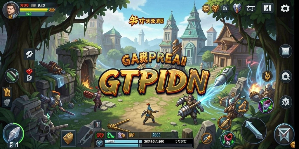 Gambar tampilan gameplay seru di GTPIDN dengan elemen strategi.