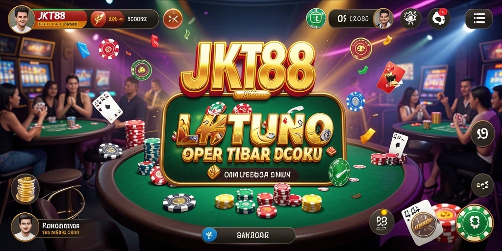 Tampilan permainan slot yang mendebarkan di JKT88.