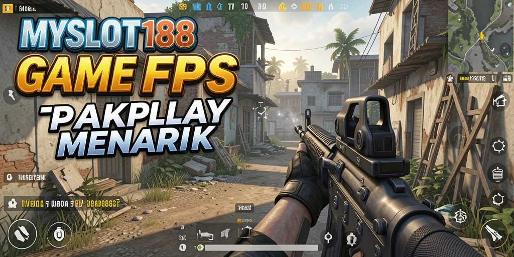 Screenshot gameplay utama MYSLOT188 menunjukkan aksi tembak-menembak yang seru.