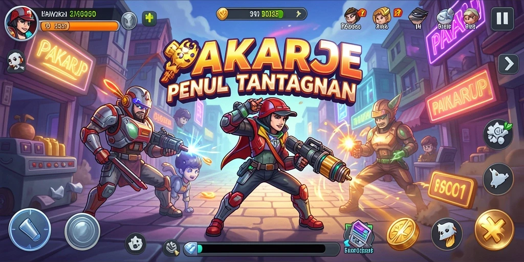 Tampilan gameplay seru PAKARJP dengan tantangan menarik.