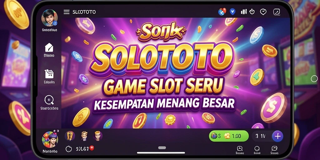 Screenshot gameplay menampilkan keseruan memainkan game Slot SOLOTOTO.